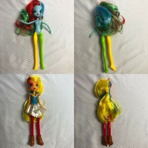 Lot of 2 My Little Pony Equestria Girl 9” Dolls Hasbro 2013